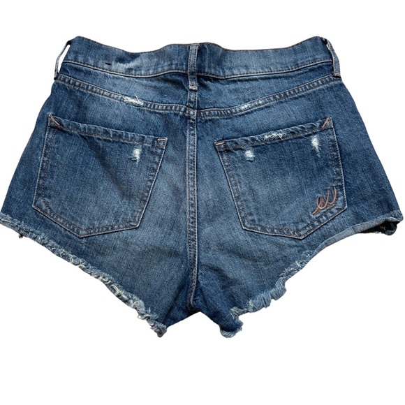 Express Jean Shorts High Wasted Size 0 - Picture 2 of 2
